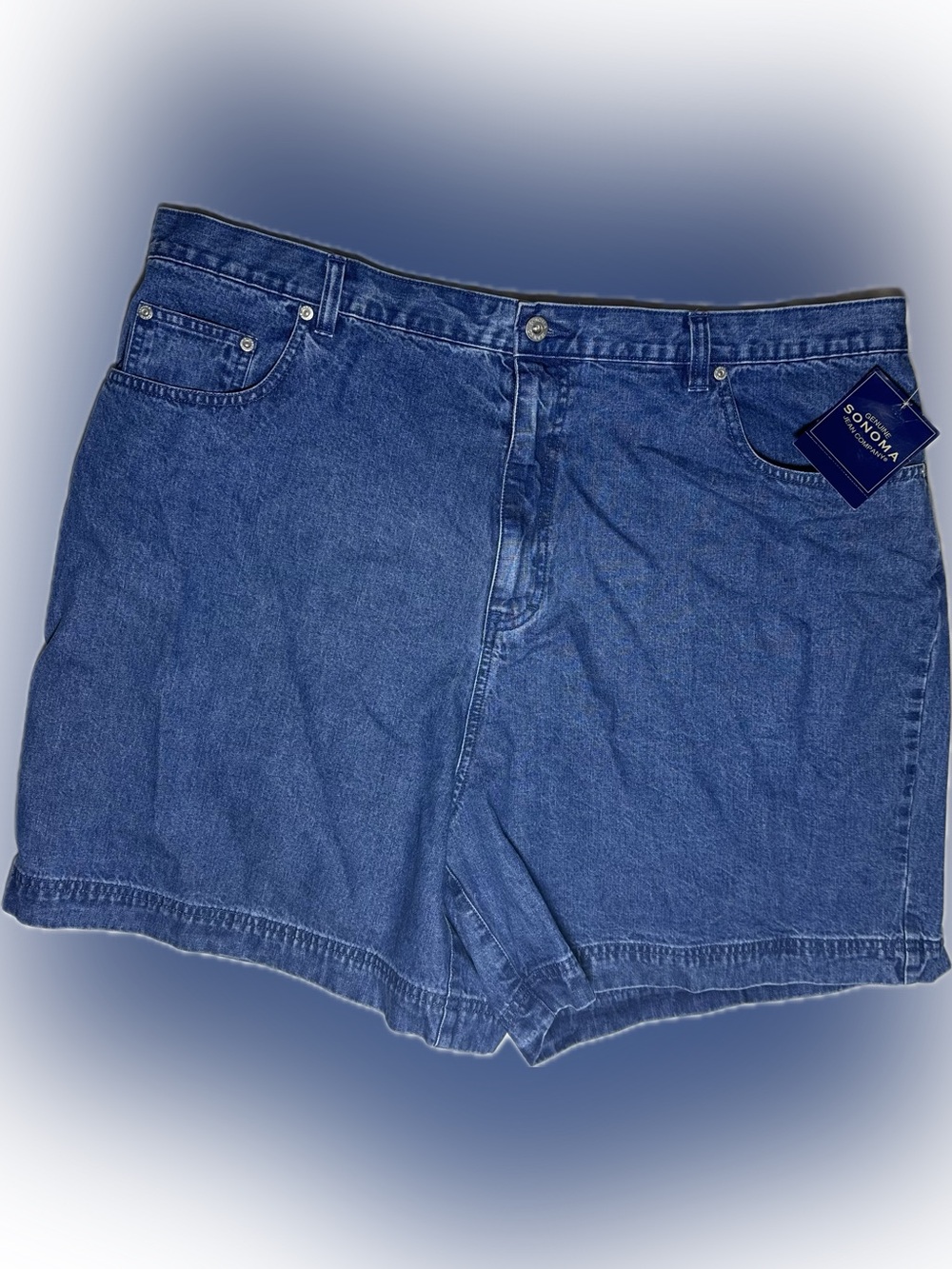 Sonoma Women's Dark Blue Denim Jean Shorts